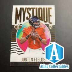 2021 Illusions Football Justin Fields RC Mystique Insert #MY-4 Chicago Bears